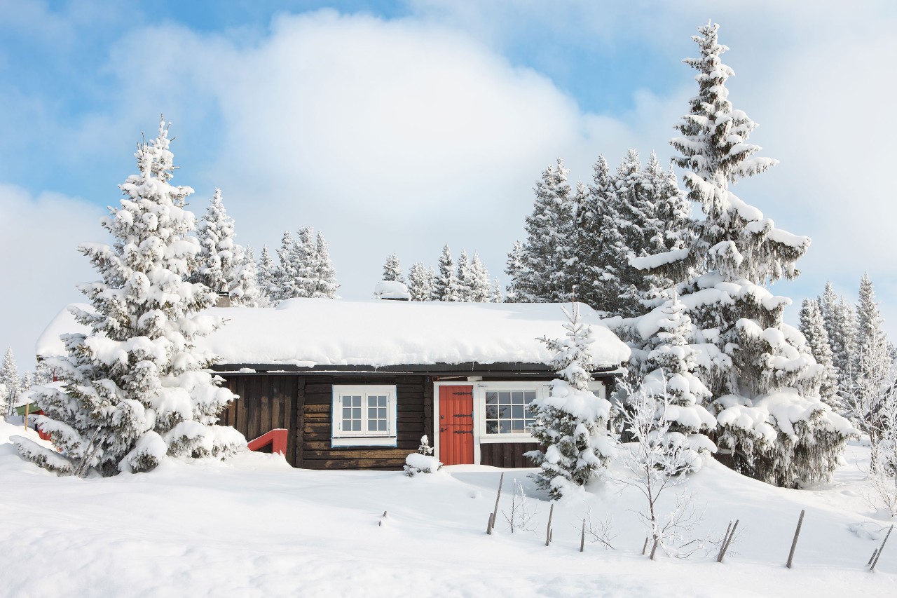 hytte med hytteforsikring som leies ut i vinterhalvåret